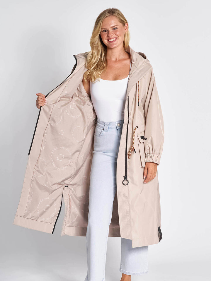 Freizeitmantel Aila Taupe