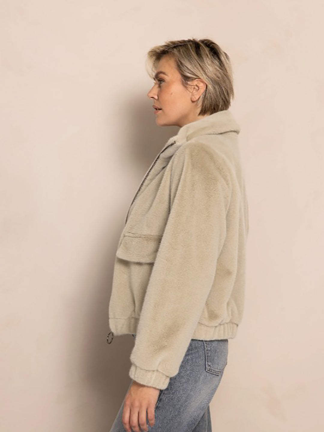 Jacke Dara mit Fellimitat