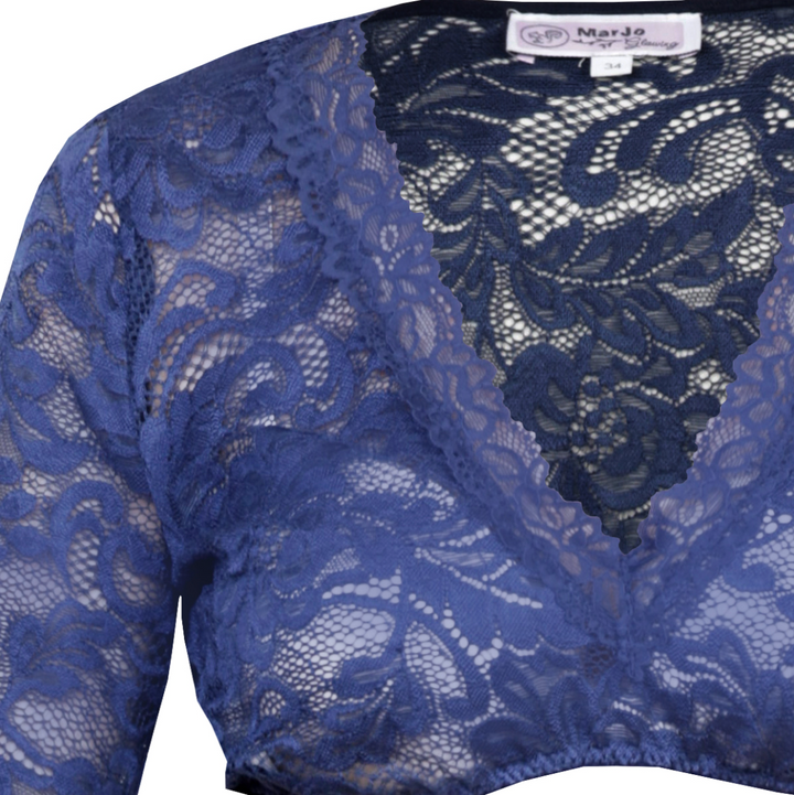 Bluse Harisa Lisa in Ocean Blue