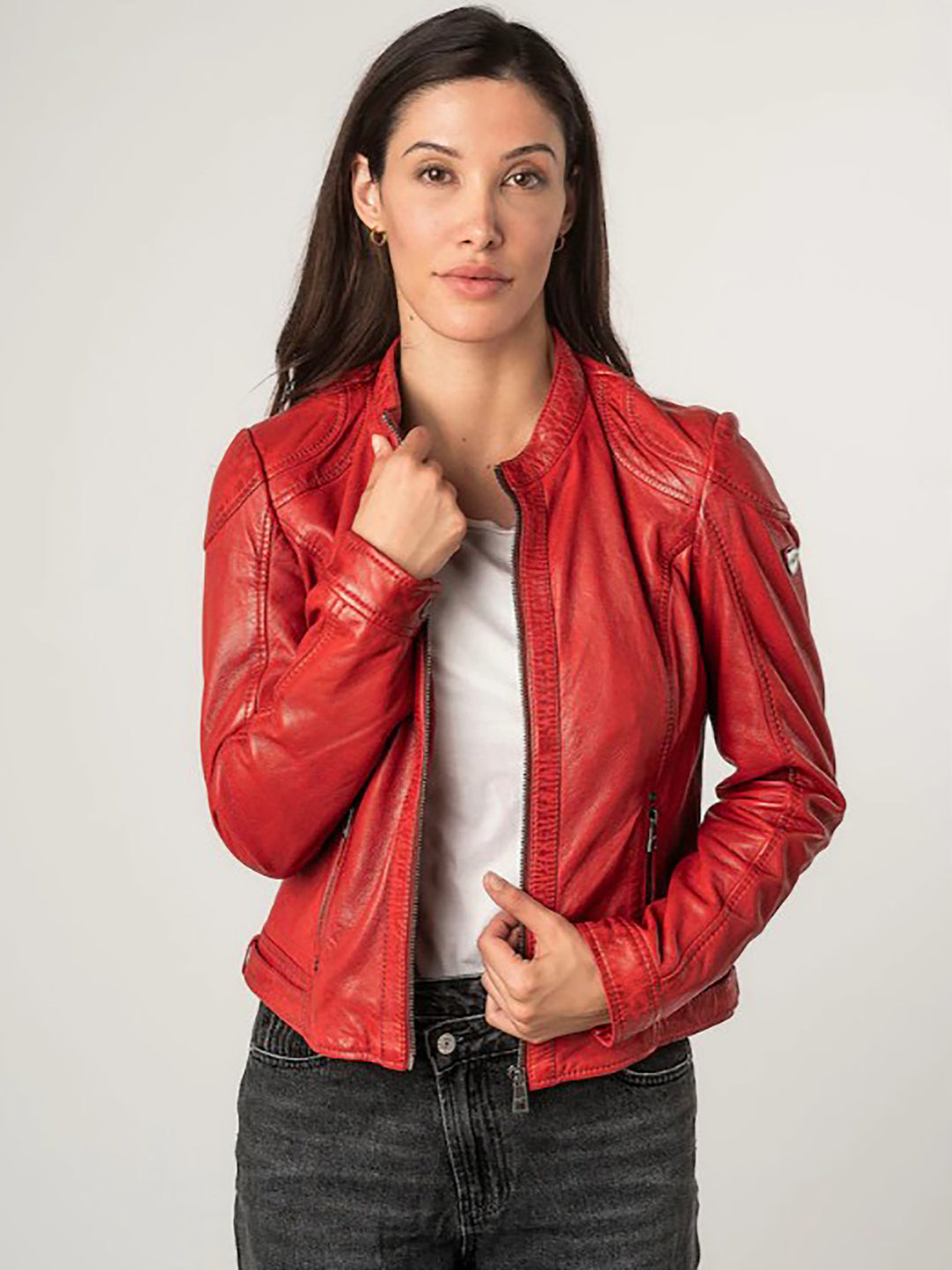 Lederjacke Adila Biker