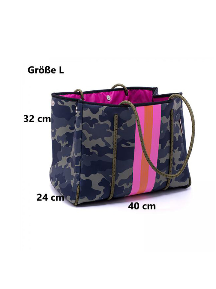 Neoprentasche Camoflage Peace