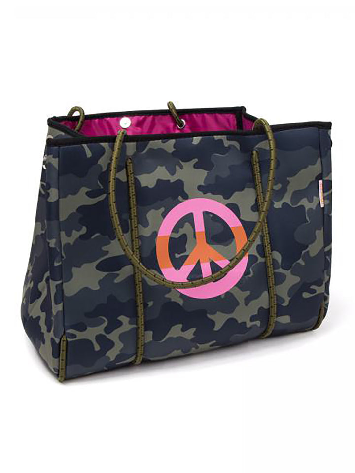 Neoprentasche Camoflage Peace