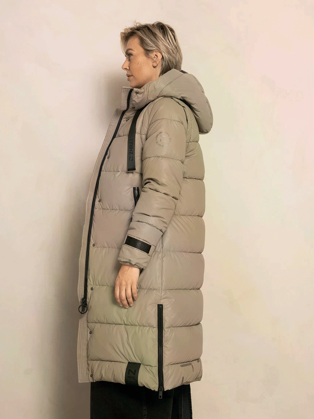 Steppmantel/Weste ISI MAX New Taupe