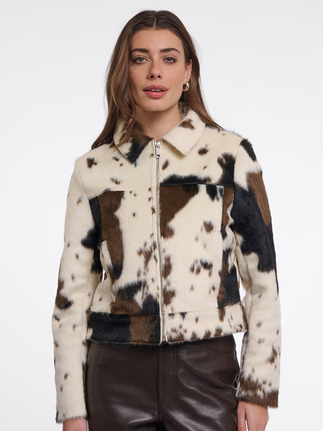 Fake Fur Jacke Touka Cow