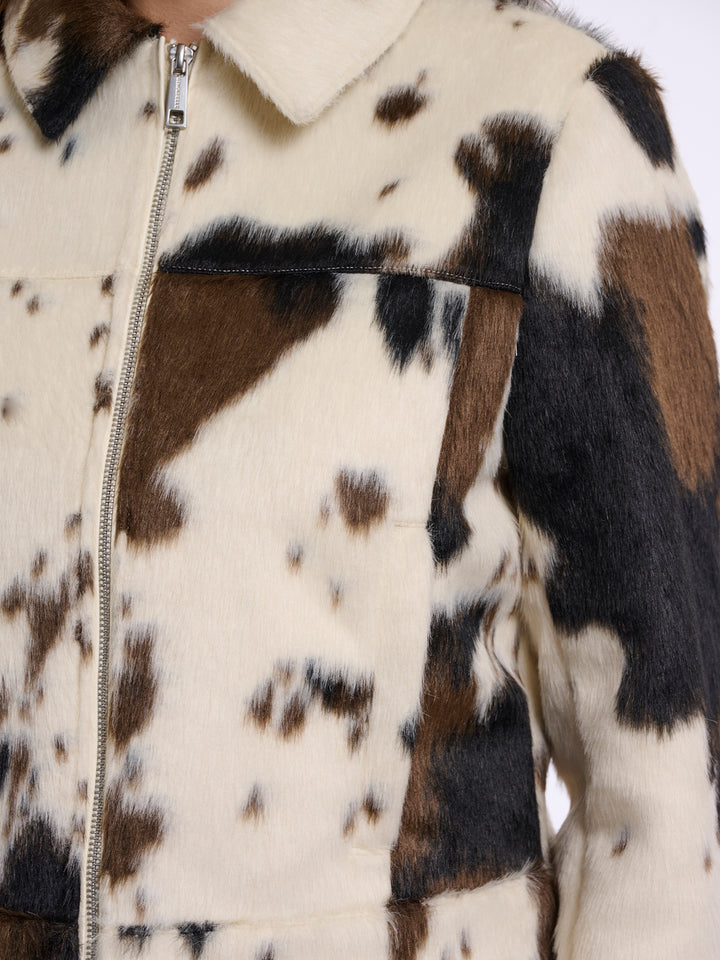 Fake Fur Jacke Touka Cow