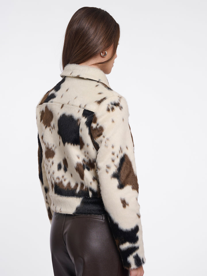 Fake Fur Jacke Touka Cow