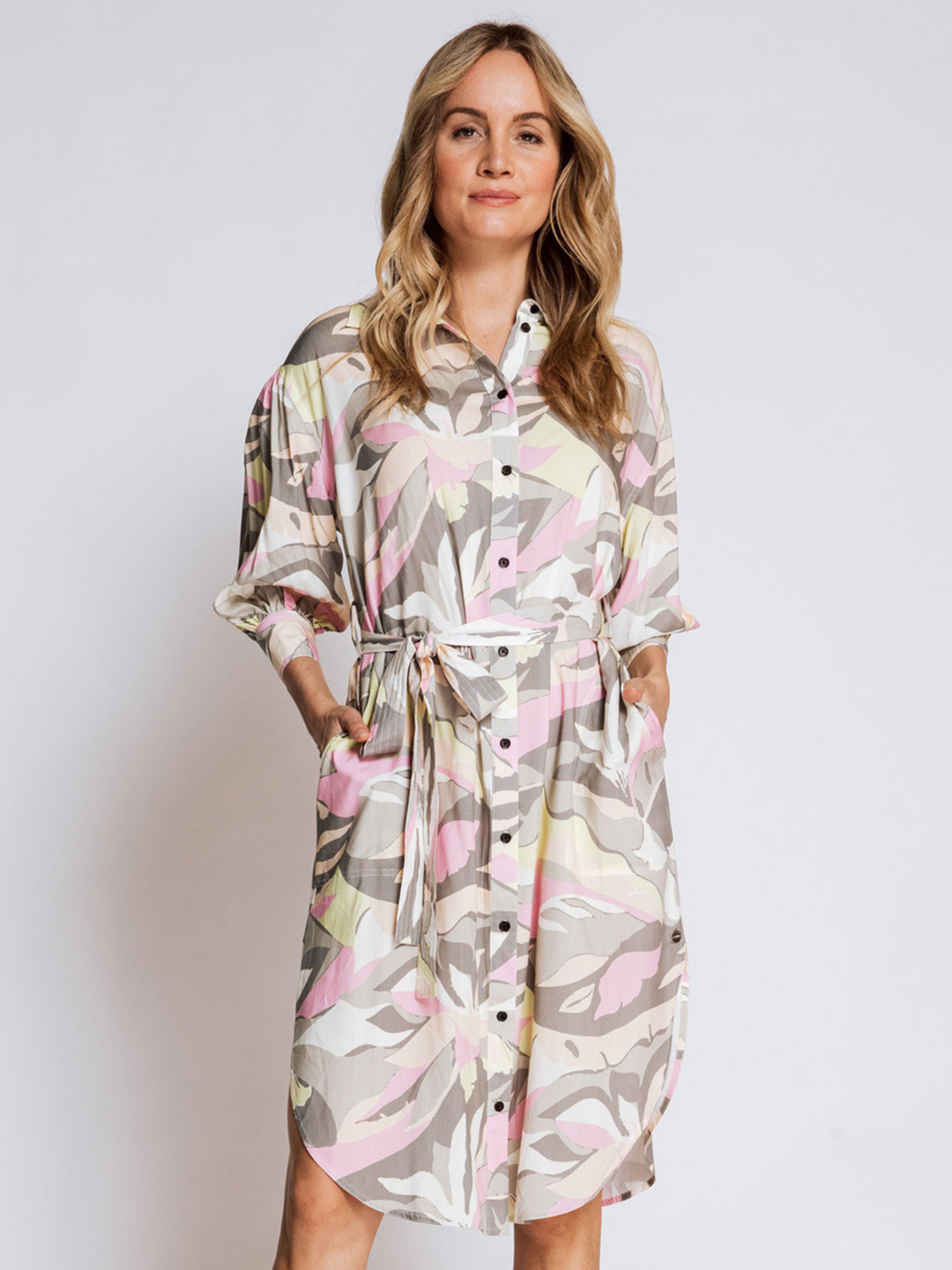 Hemdblusenkleid ZHBudal Green