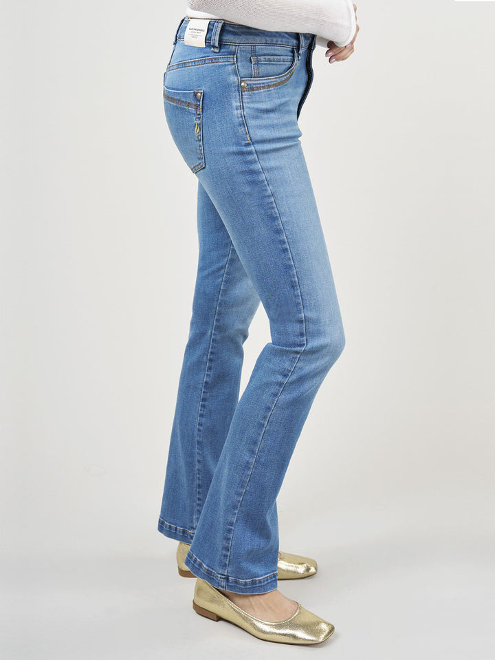 Jeans Vicky Bootcut BGreen Aqua
