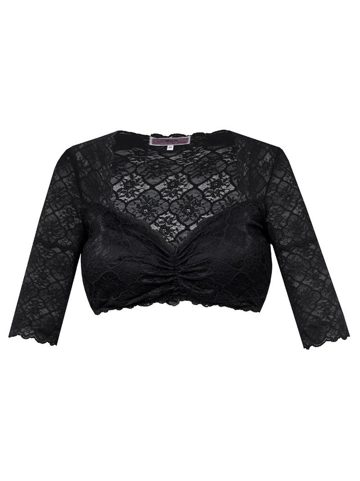 Dirndlbluse Wollbach Schwarz