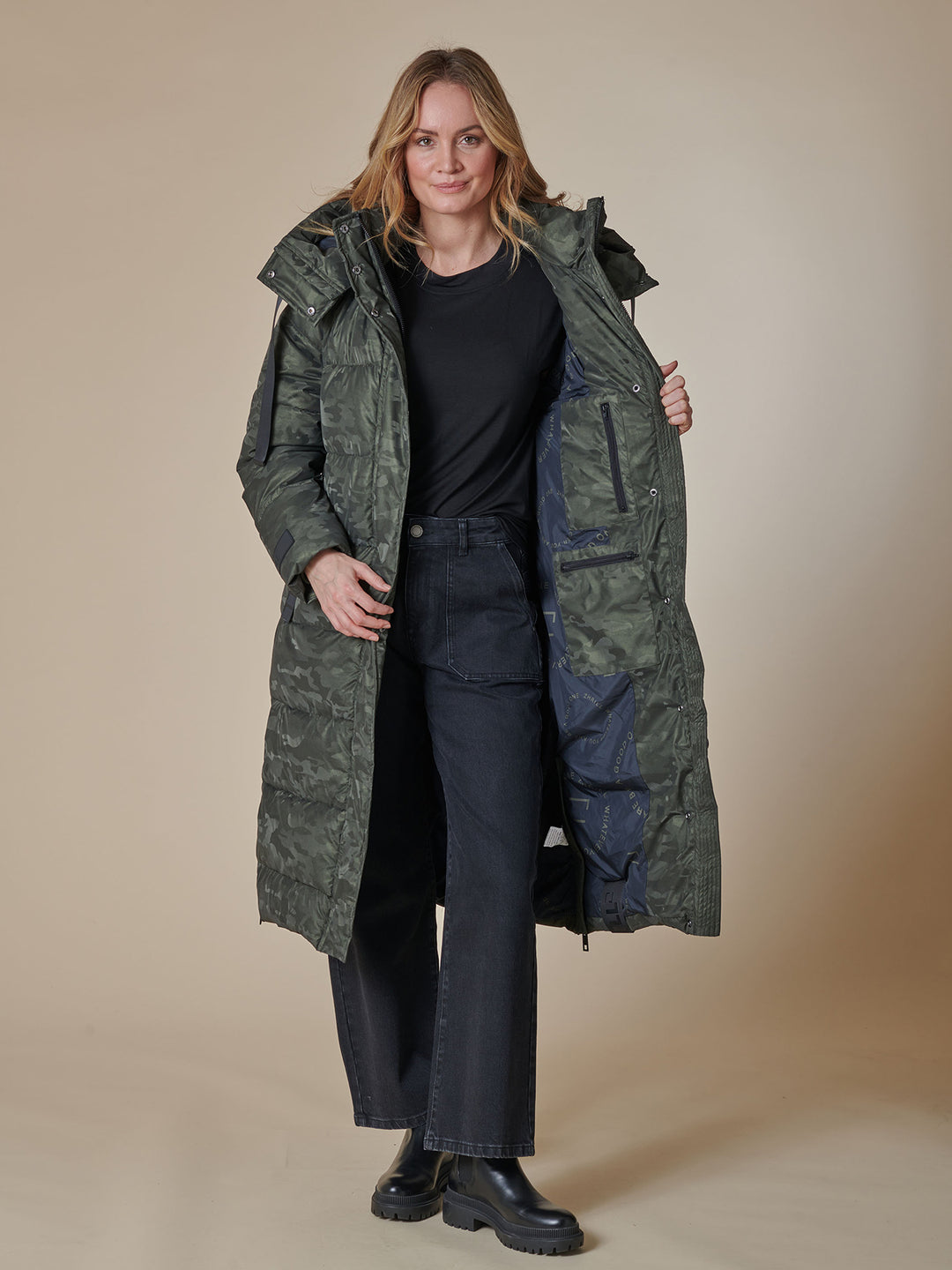 Steppmantel ISI MAX CAMO GRAPE LEAF