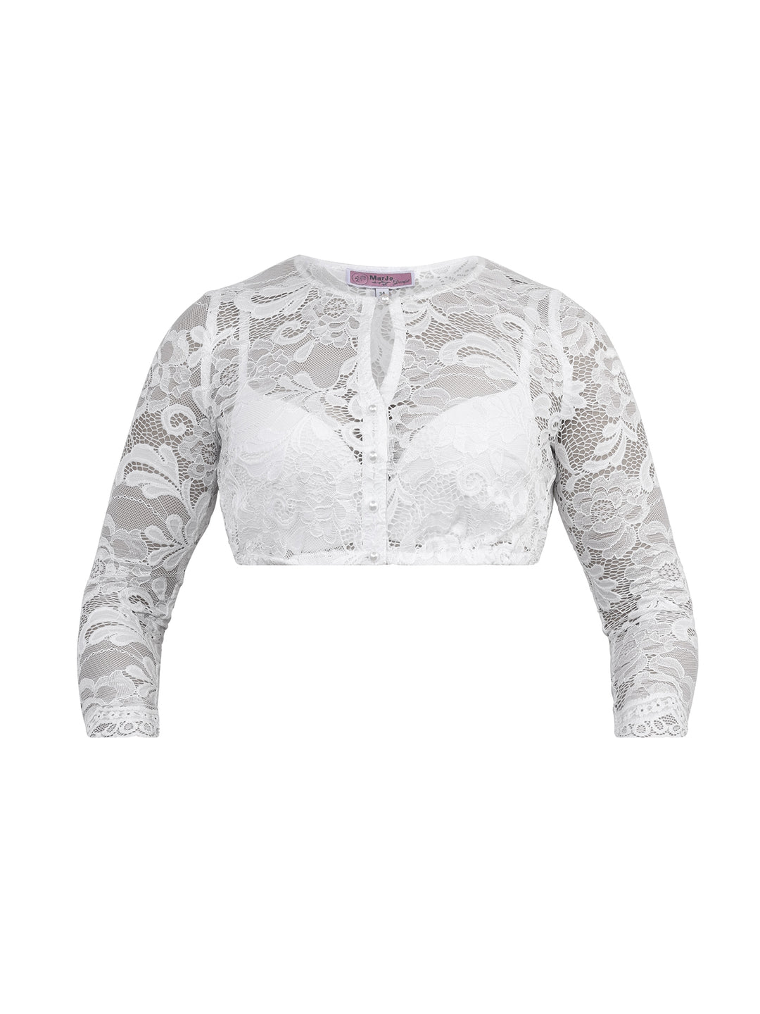 Dirndlbluse Adelschlag Weiß