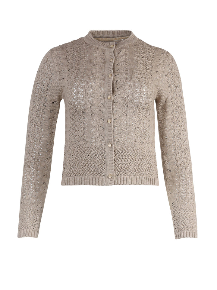 Strickjacke Aldersbach Sand