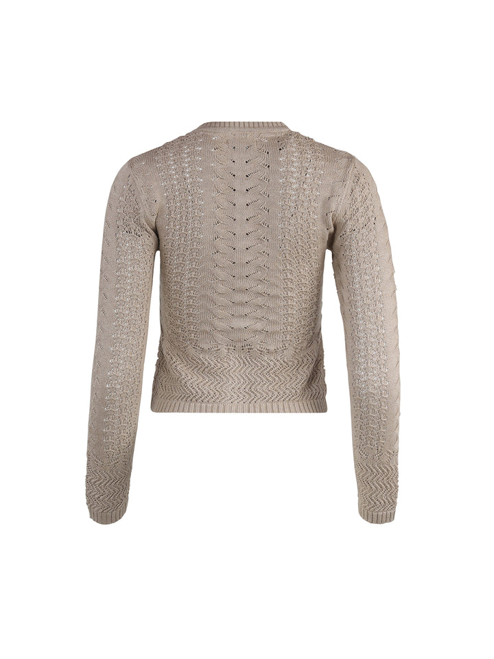 Strickjacke Aldersbach Sand