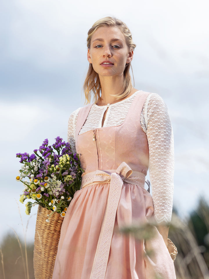 Dirndlbluse Babenhausen Offwhite