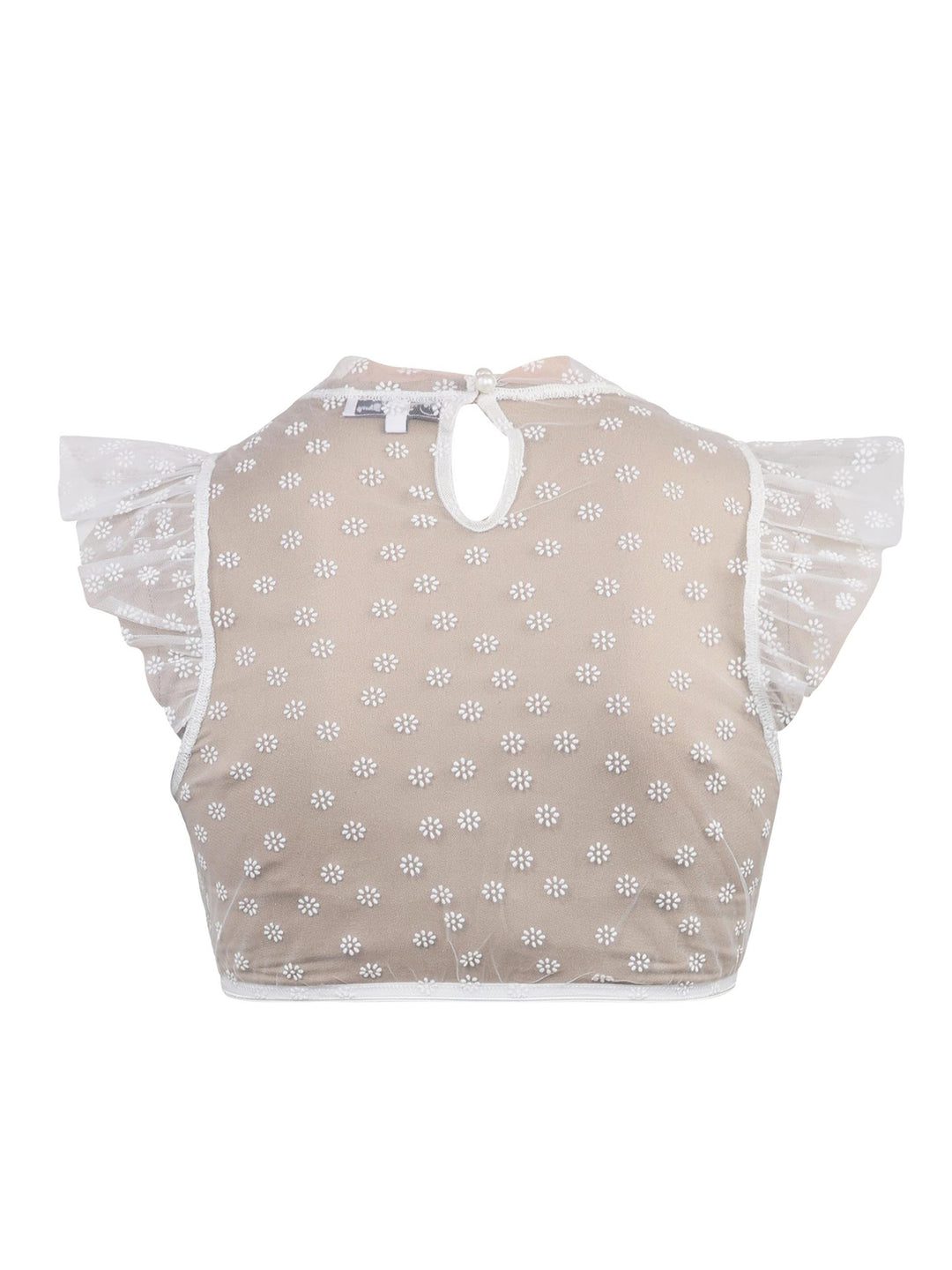Dirndlbluse Berghof Offwhite