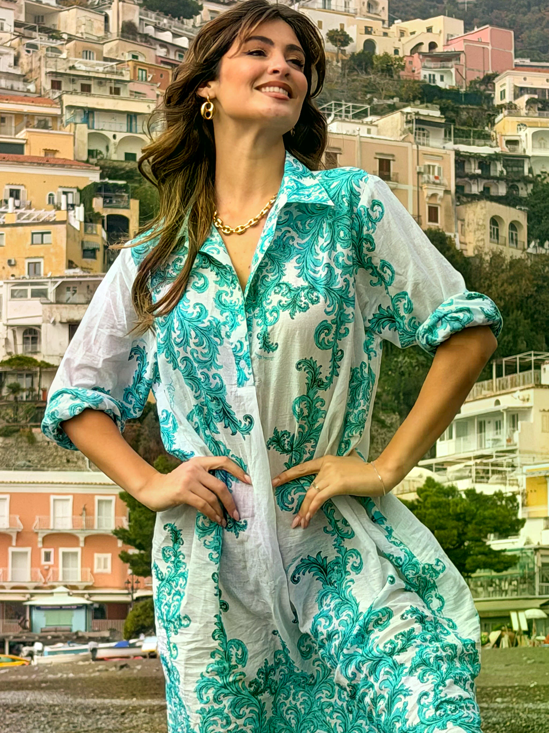 Hemdblusenkleid Ornamente