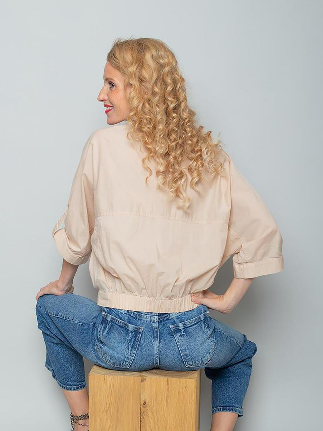 Damenblouson Sand