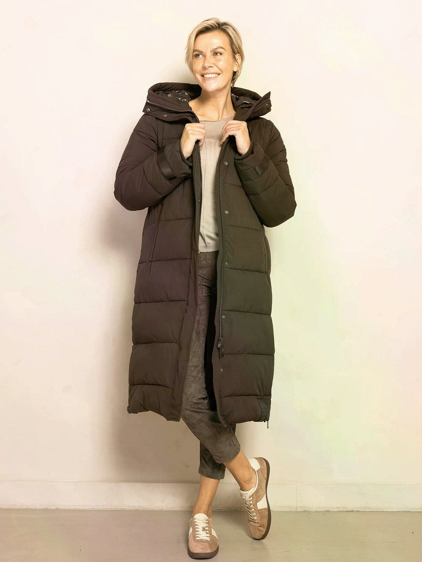 Steppmantel/Weste ISI MAX New Brown