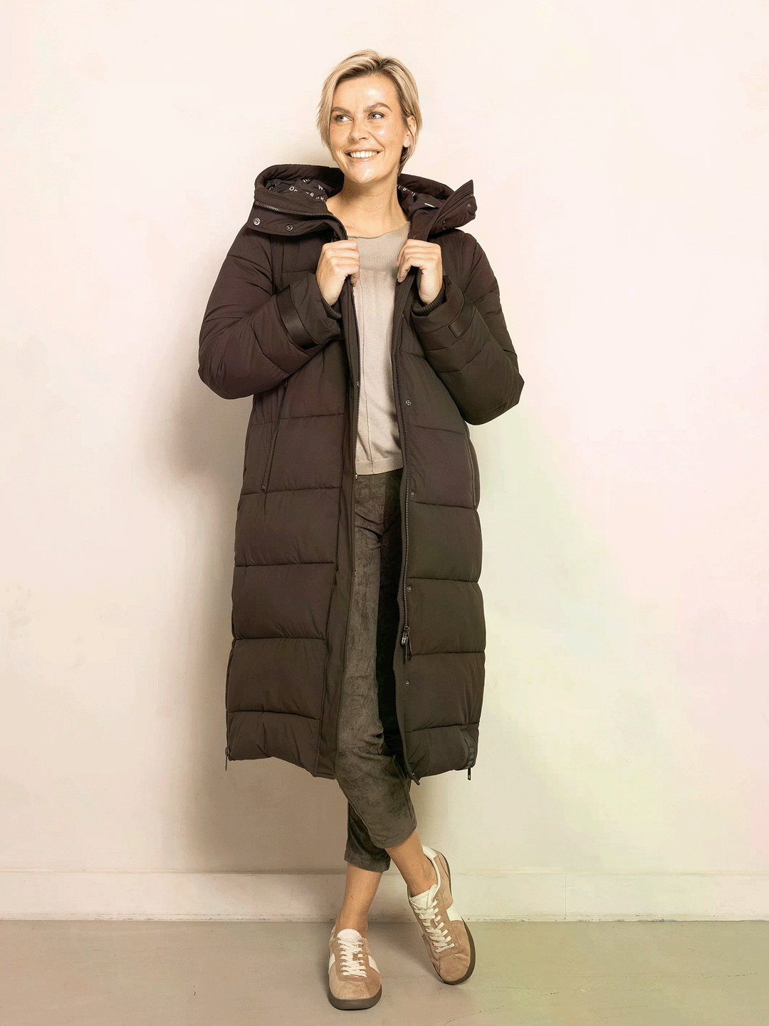 Steppmantel/Weste ISI MAX New Brown