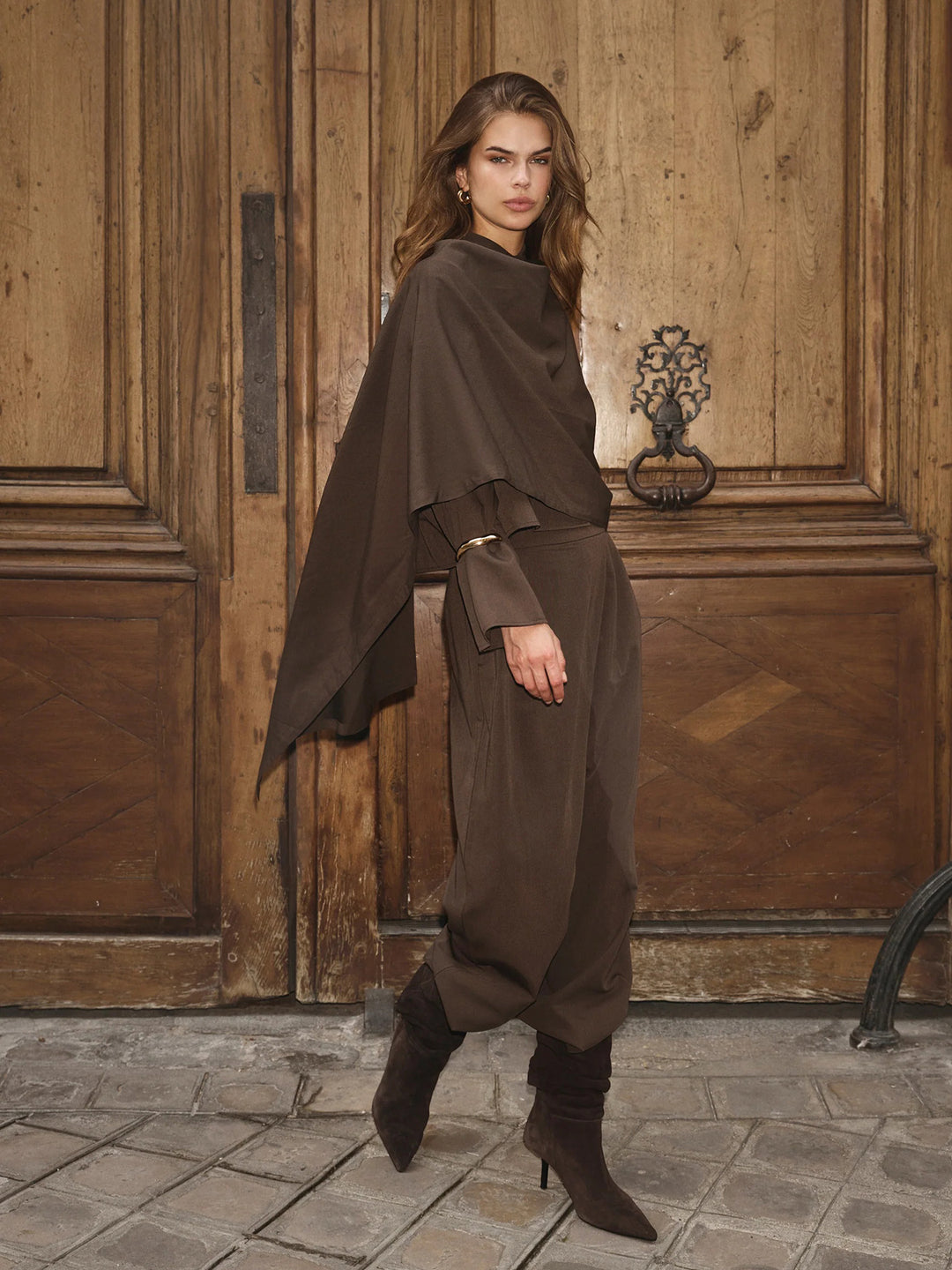 MelvaCC Cape Shirt