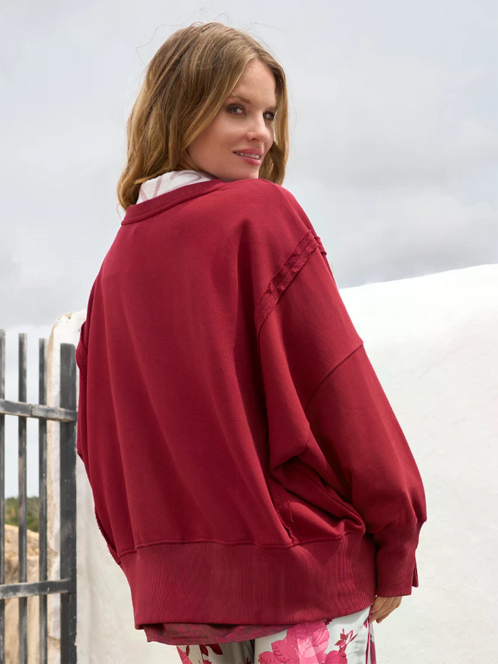 Roundneck Wide Gold Bordeaux