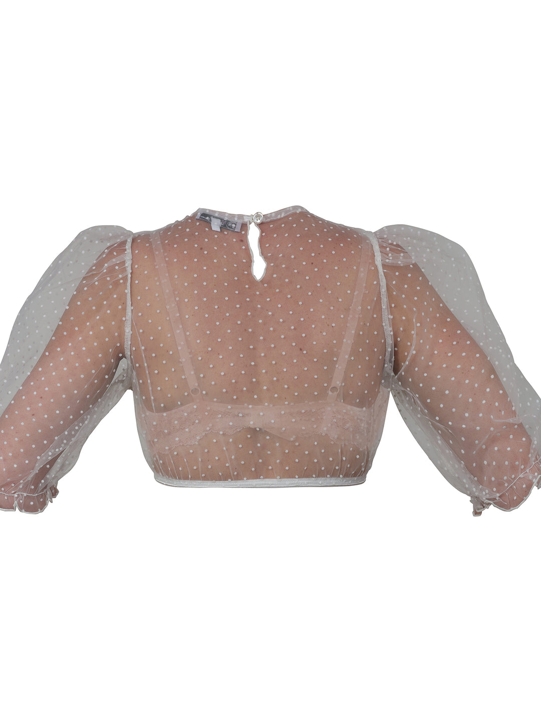 Dirndlbluse Dammbach Offwhite