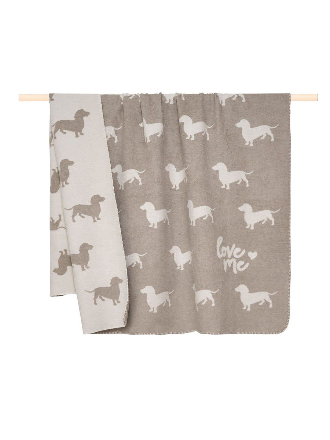 Wohndecke Dog Graphit 150x200