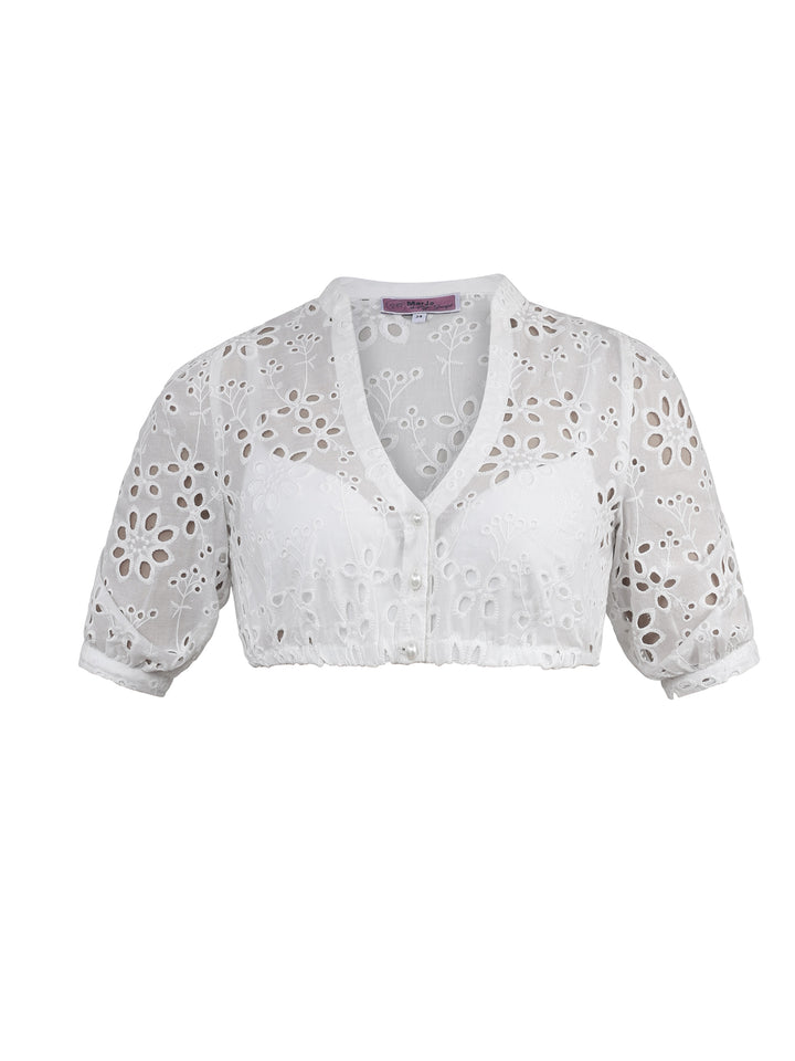 Dirndlbluse Ebenthal Offwhite