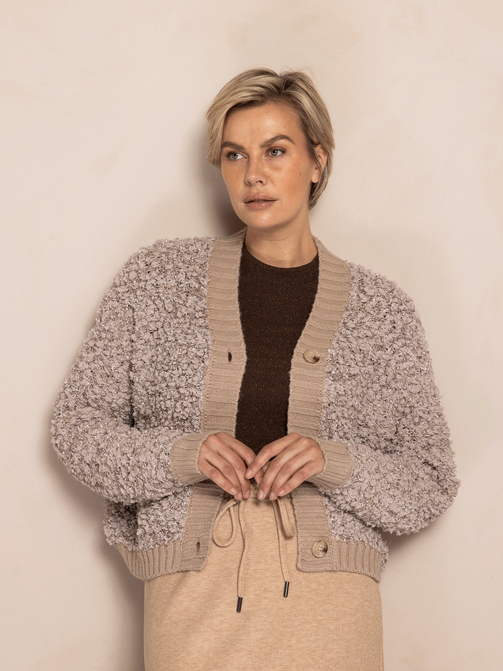Jacke Gloria Fray Taupe