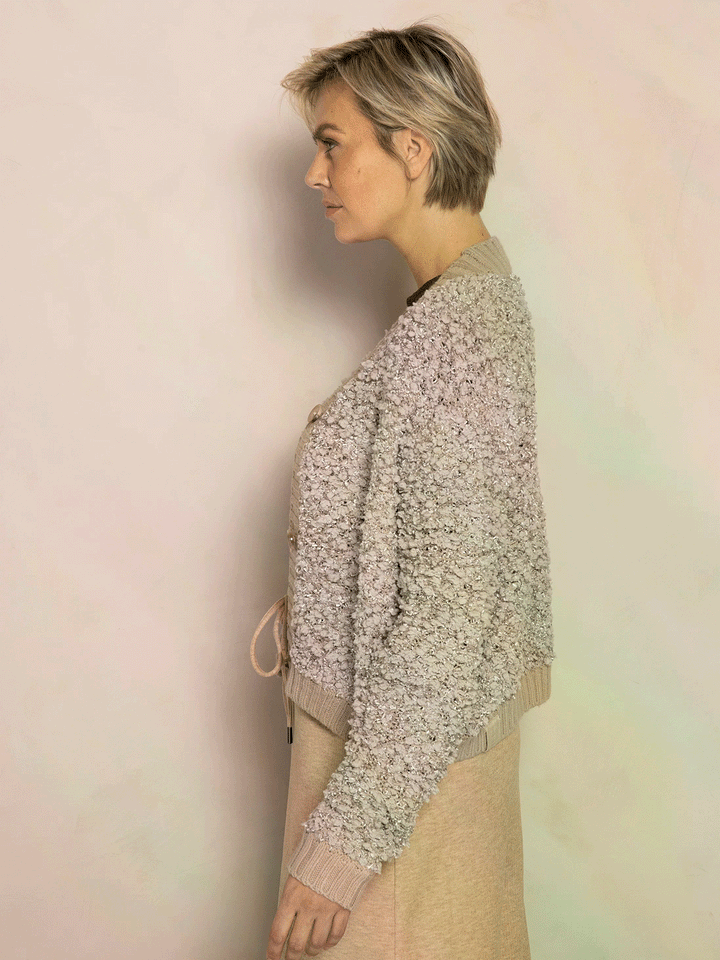 Jacke Gloria Fray Taupe
