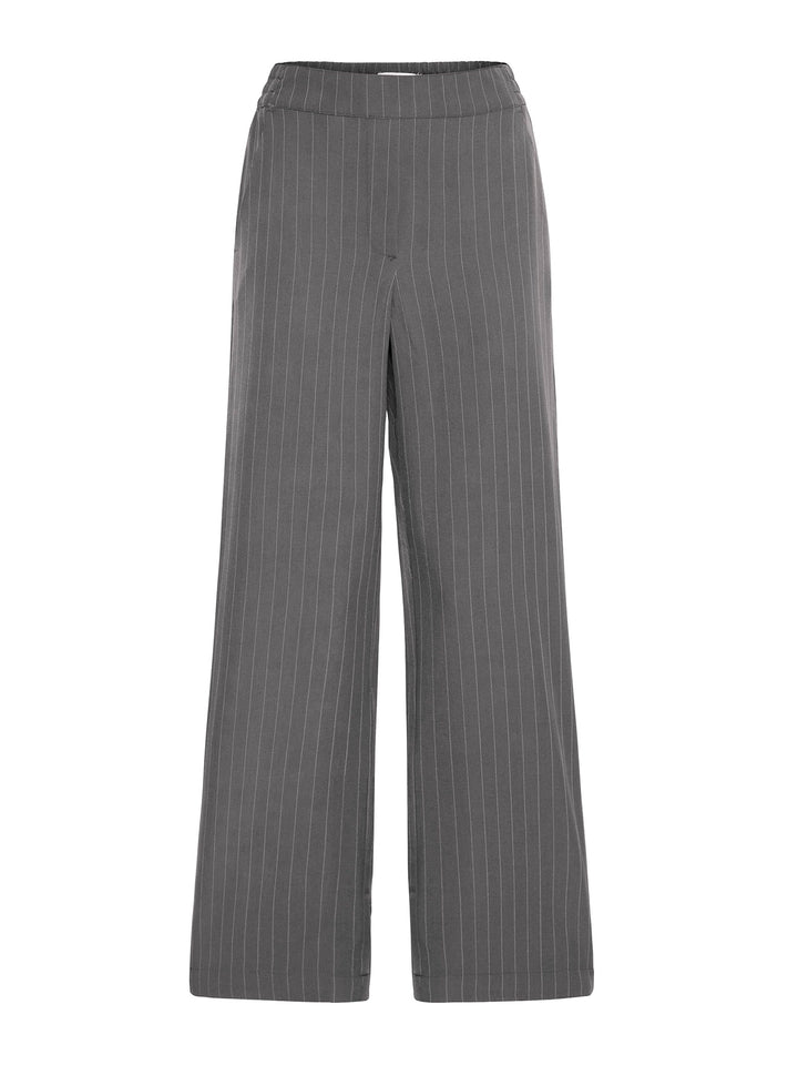 Hose BYMMIDDE Pinstripe Grey Melange