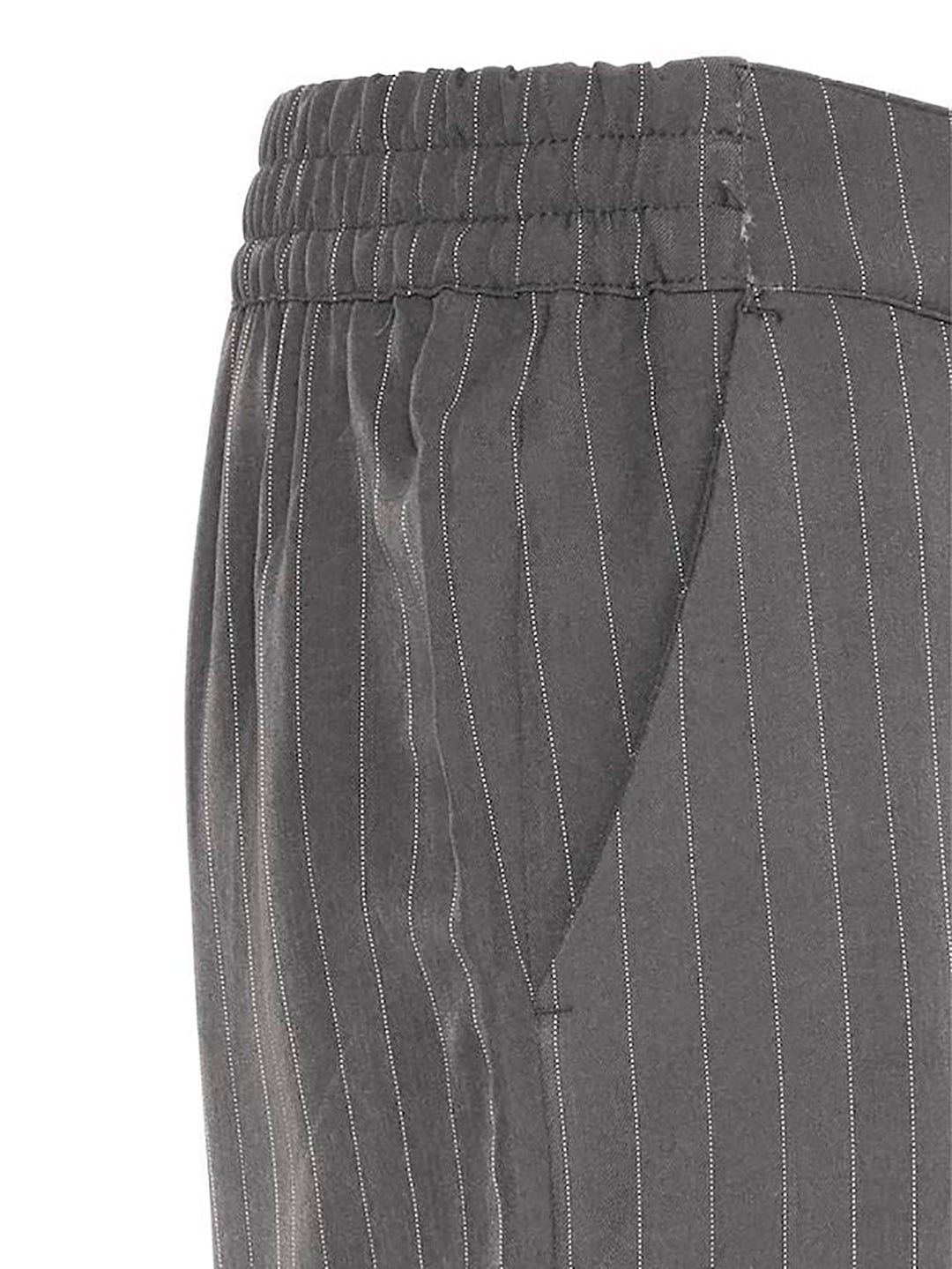 Hose BYMMIDDE Pinstripe Grey Melange