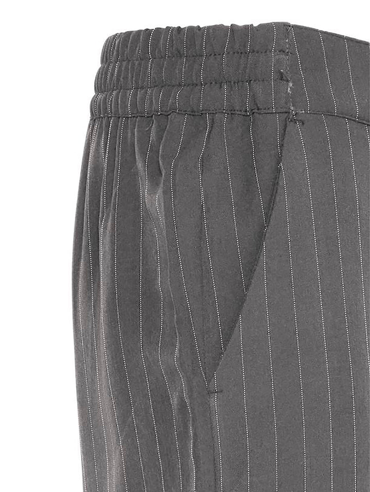 Hose BYMMIDDE Pinstripe Grey Melange