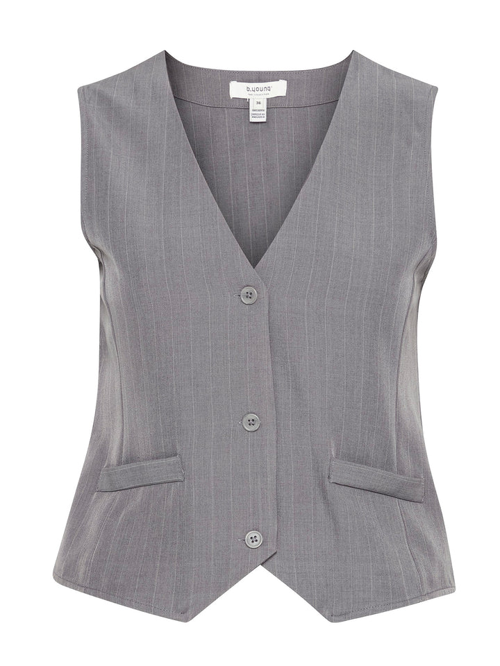 Azugweste BYMMIDDE Pinstripe Grey Melange