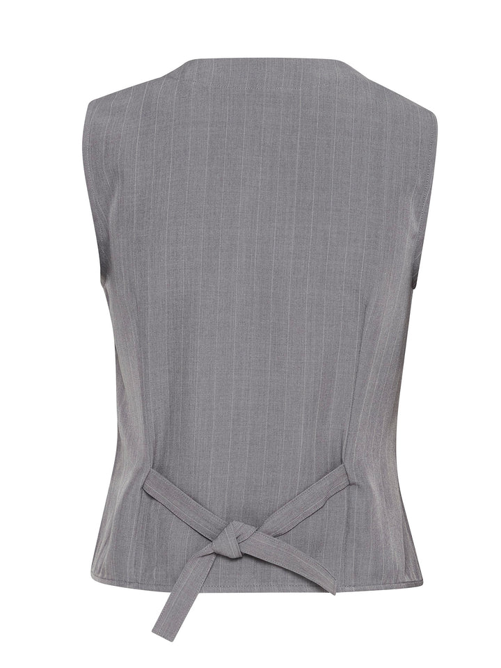 Azugweste BYMMIDDE Pinstripe Grey Melange