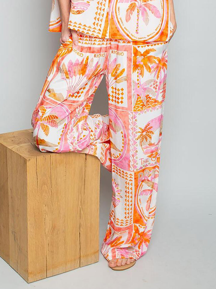 Schlupfhose Orange Pink Beach