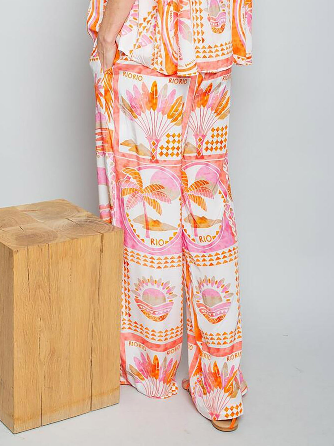 Schlupfhose Orange Pink Beach