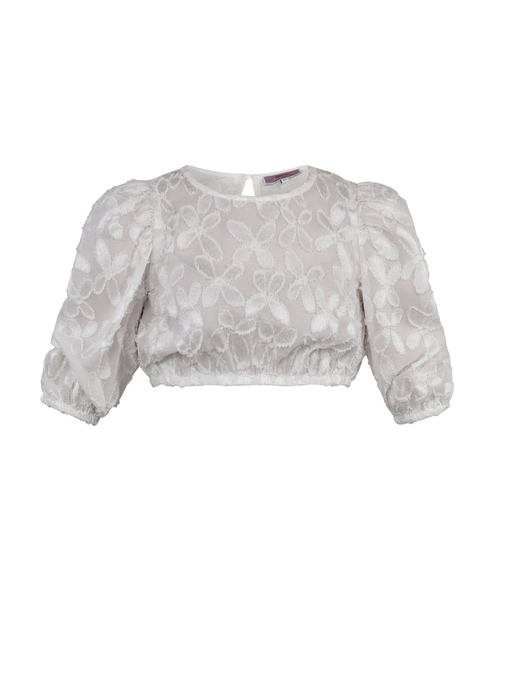 Dirndlbluse Karlstein Offwhite