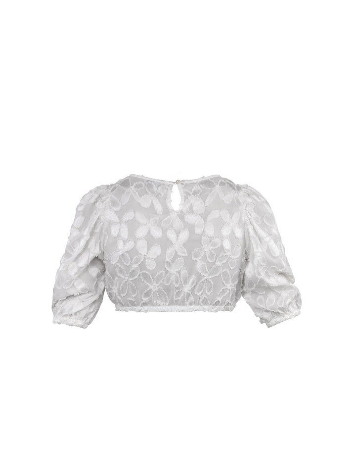 Dirndlbluse Karlstein Offwhite