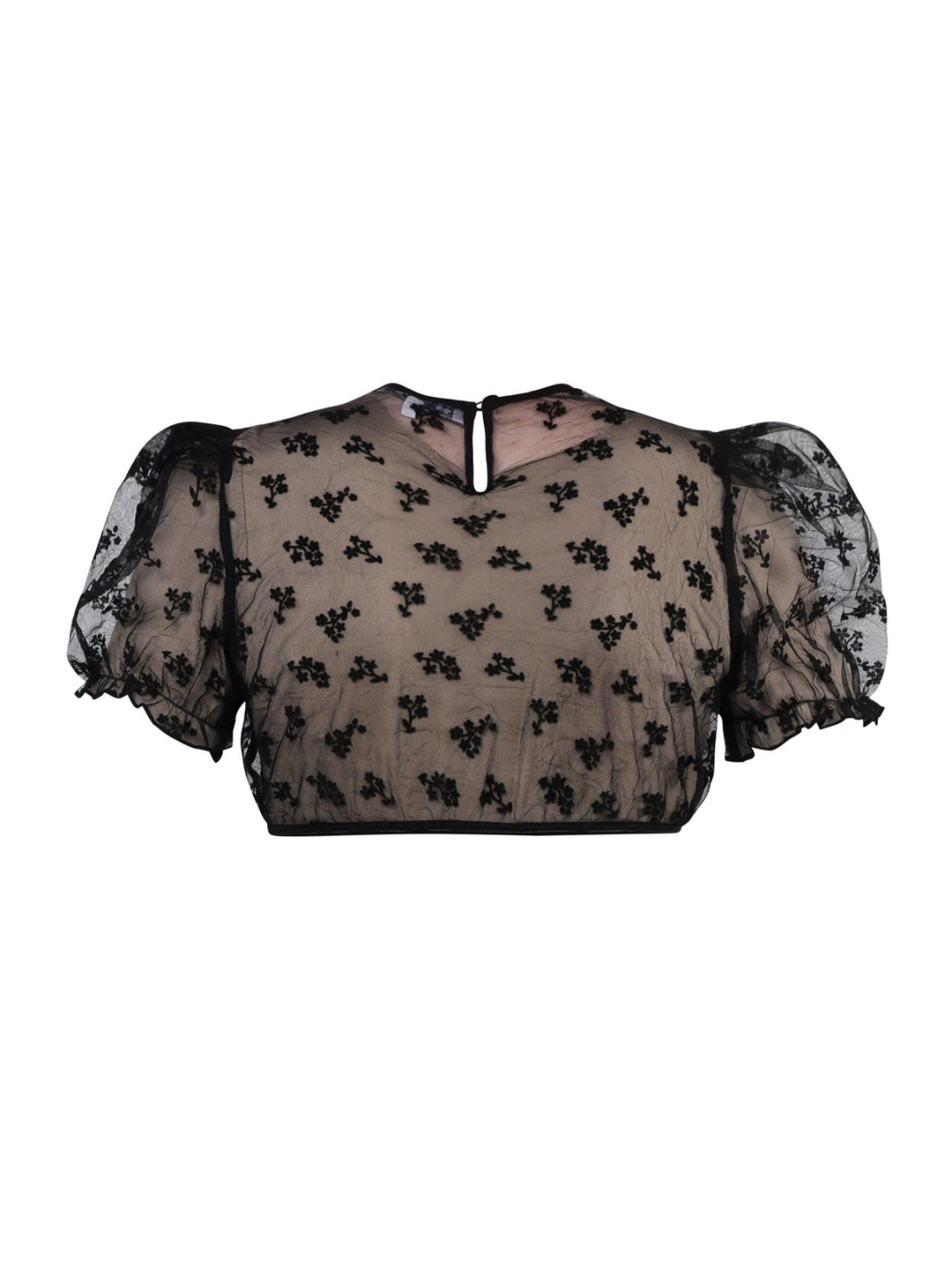 Dirndlbluse Kohlwies Schwarz