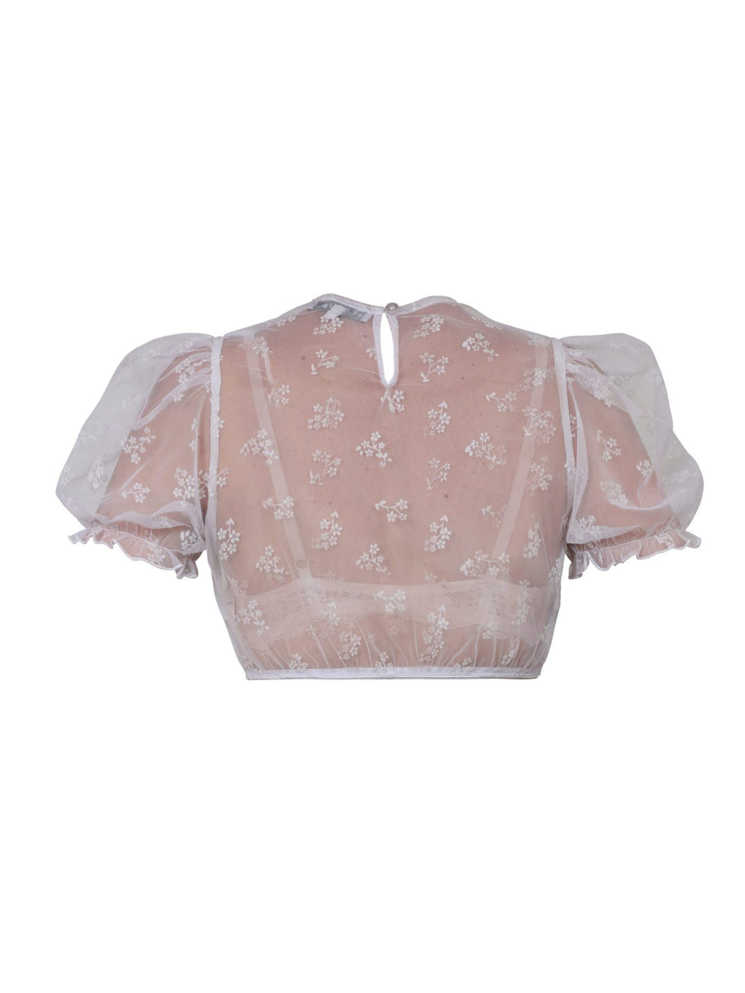 Dirndlbluse Kohlwies Weiß