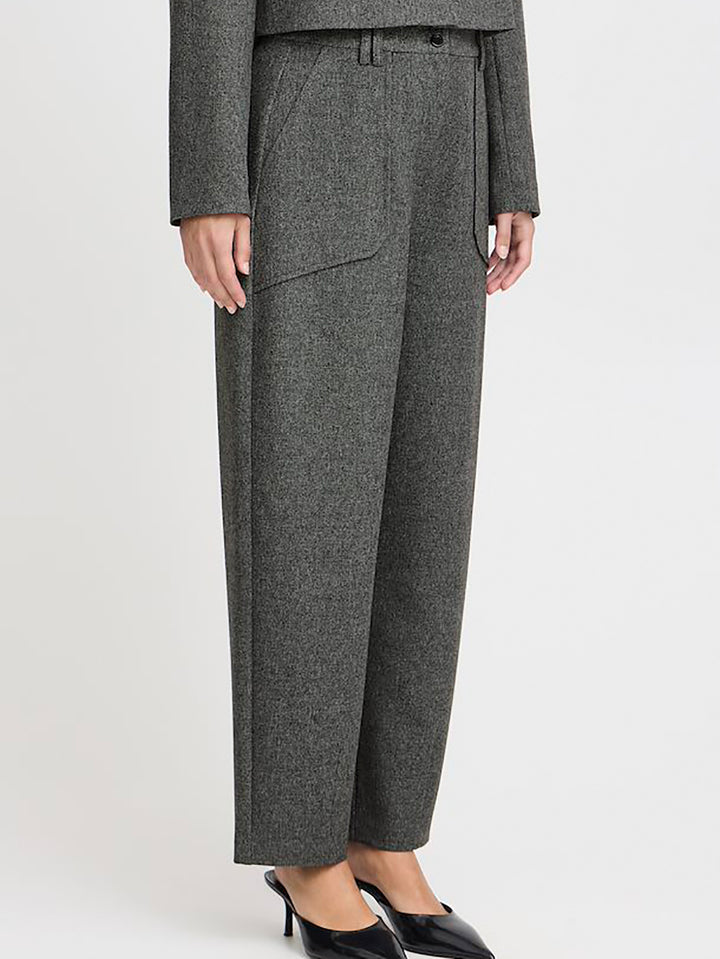 Anzughose BYETONA Grey Melange