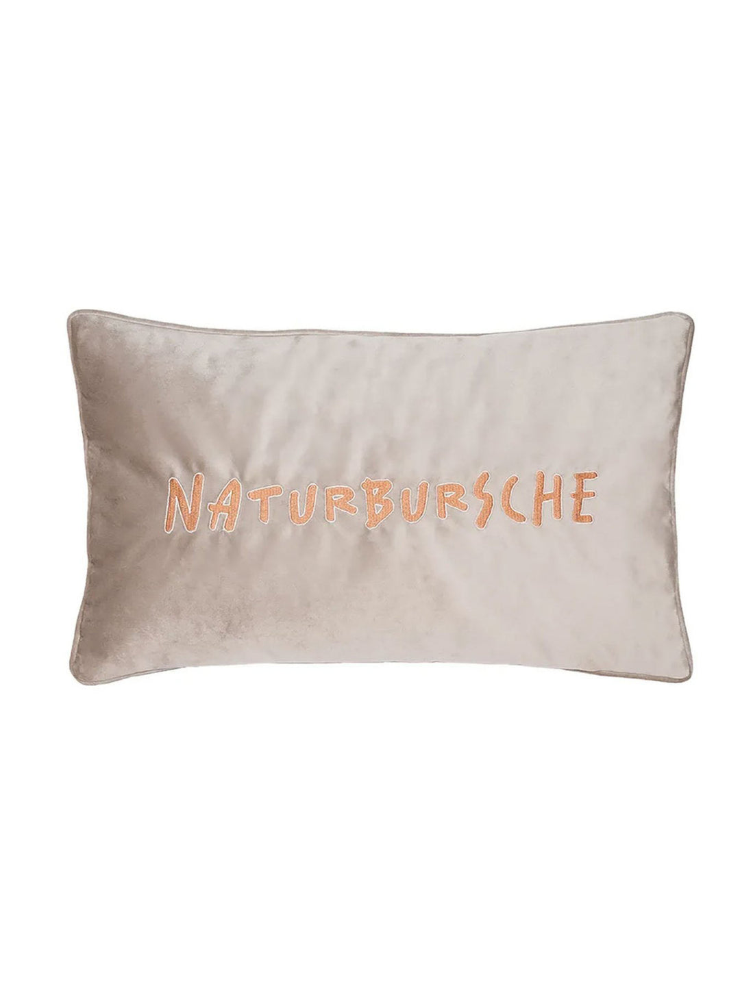 Kissenhülle Letters Naturbursche Taupe 30x50