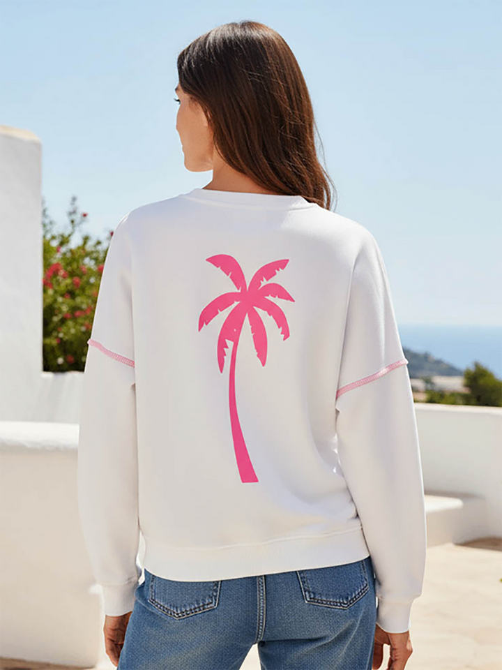 Sweatshirt Flash Paradise White