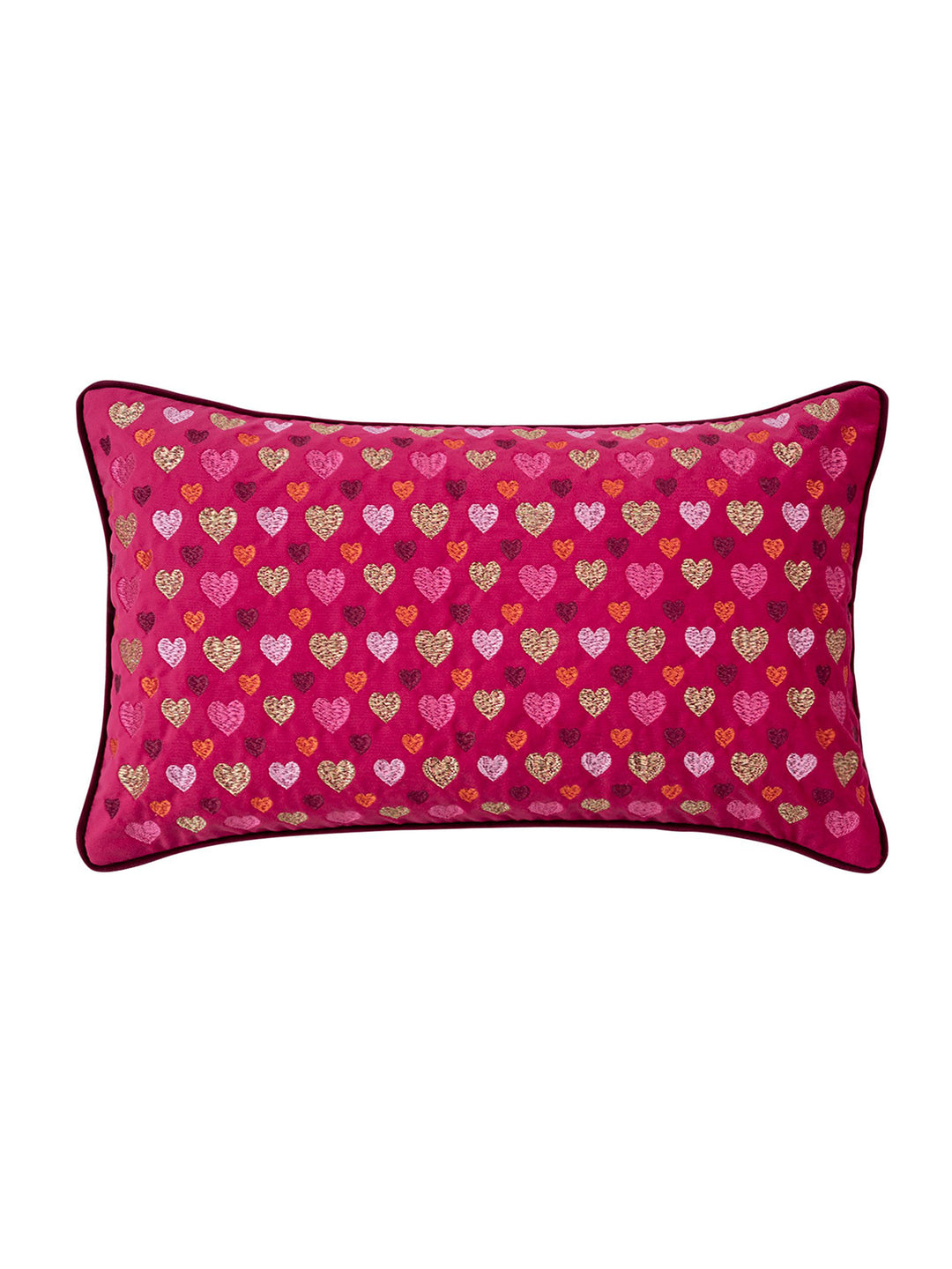 Kissenhülle Petite Heart Pink 18x32