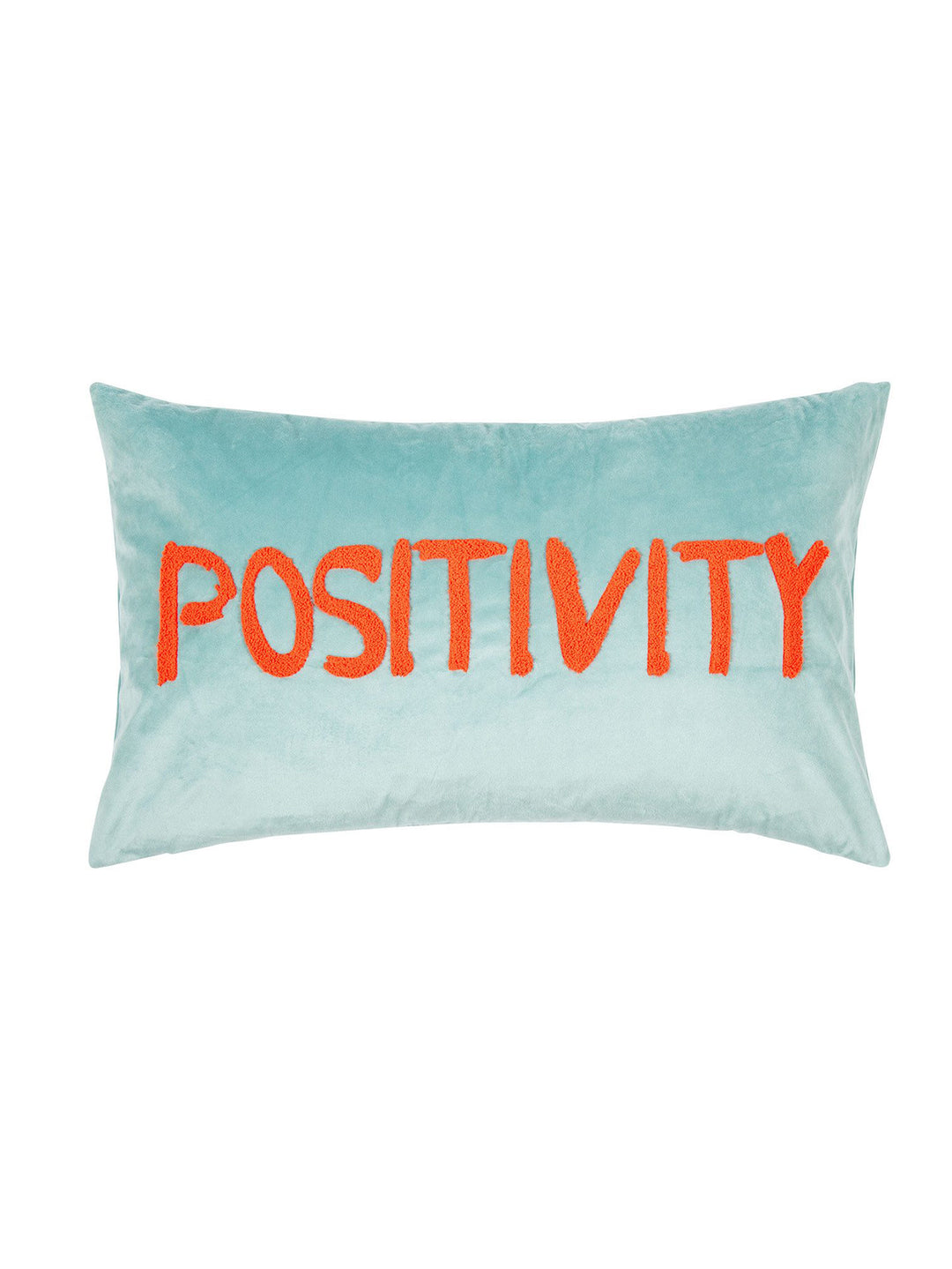 Kissenhülle Letters Positivity Light Mint 35x60
