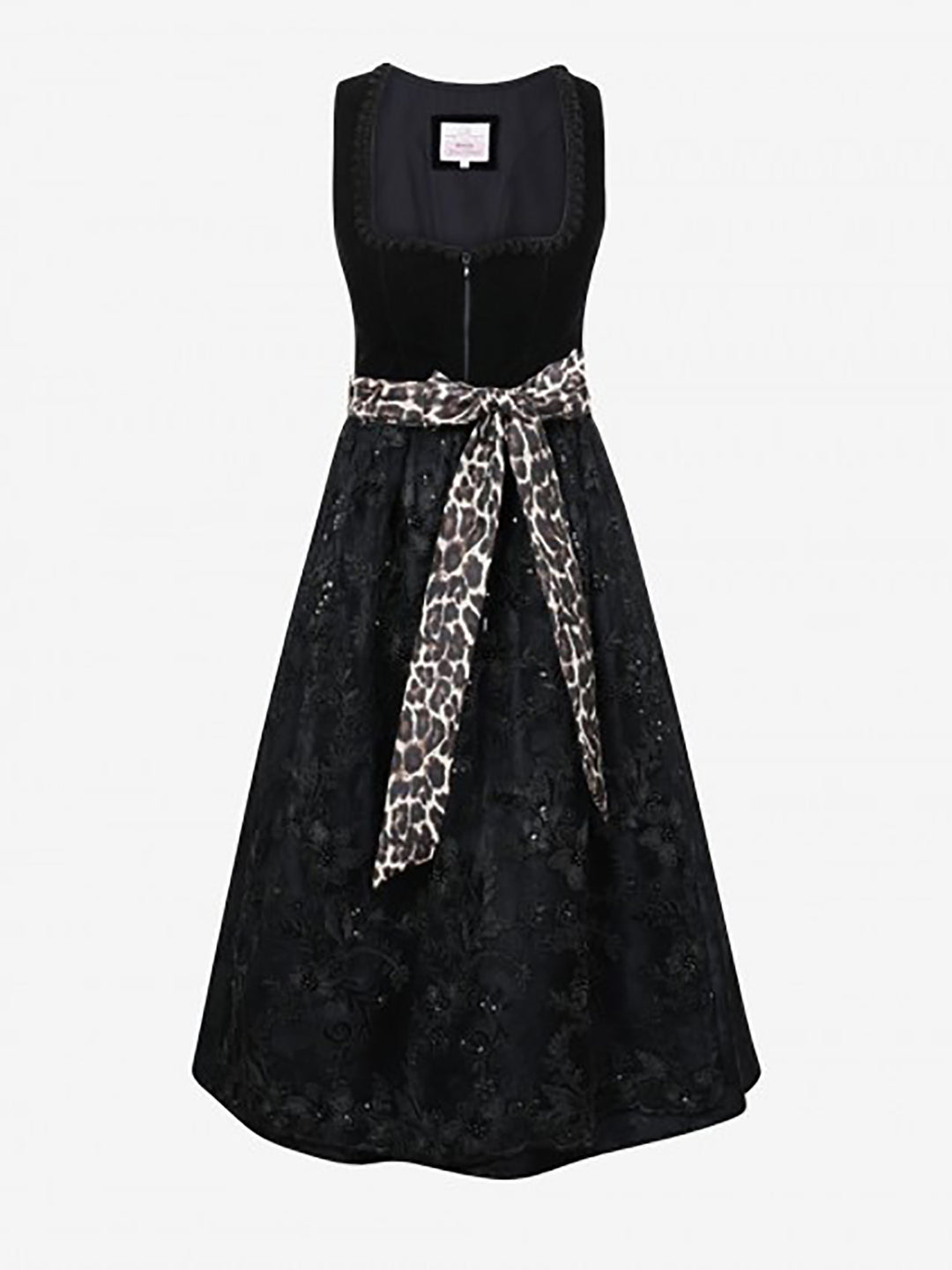 Dirndl Rabenstein Kombi Schwarz/Leo 65cm