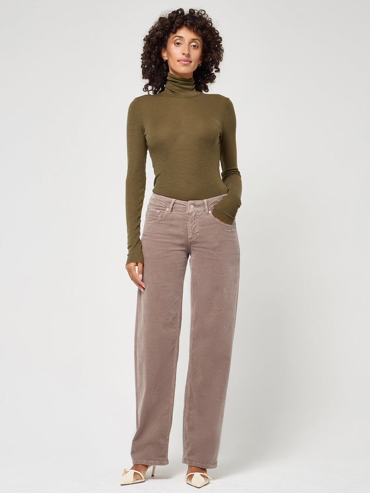 Cordhose 94River Comfort Straight Light Taupe