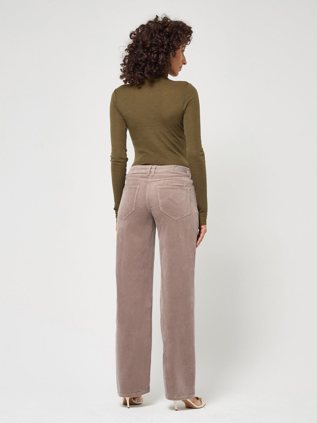 Cordhose 94River Comfort Straight Light Taupe