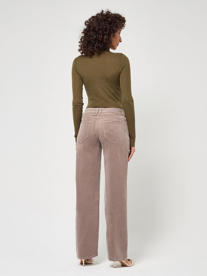 Cordhose 94River Comfort Straight Light Taupe